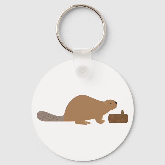 Beaver Keychain (Front)