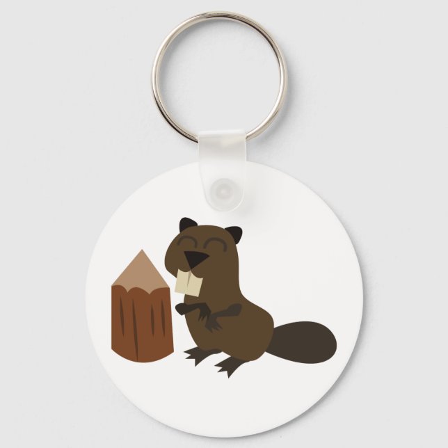 Beaver Keychain (Front)