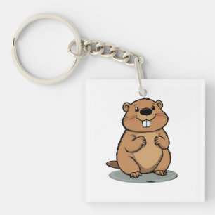 Beaver Keychain