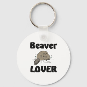 Beaver Lover Keychain