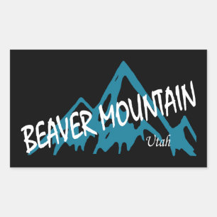 Beaver Mountain Resort Mountains Sticker