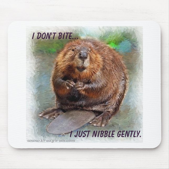 Beaver Mouse Pad (Front)