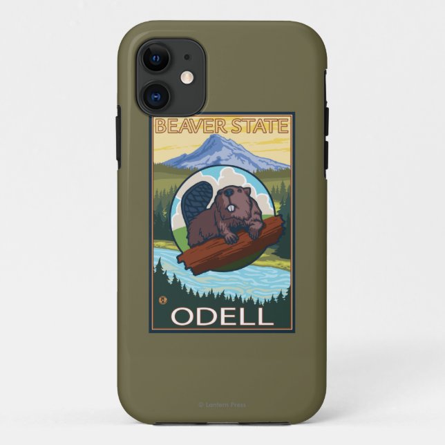 Beaver & Mt. Hood - Odell, Oregon Case-Mate iPhone Case (Back)