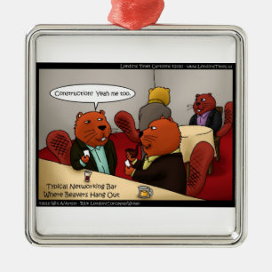 Beaver Networking Christmas Ornaments