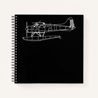 Beaver On Floats Sea Plane Piot Funny Gift Notebook
