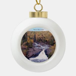 Beaver River Falls ball or snowflake ornament