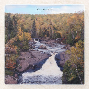 Beaver River Falls glass coaster