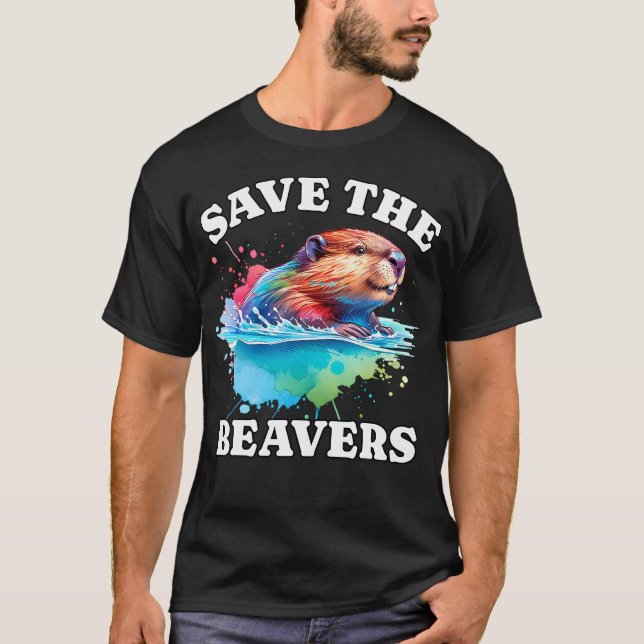 Beaver Save T-Shirt (Front)