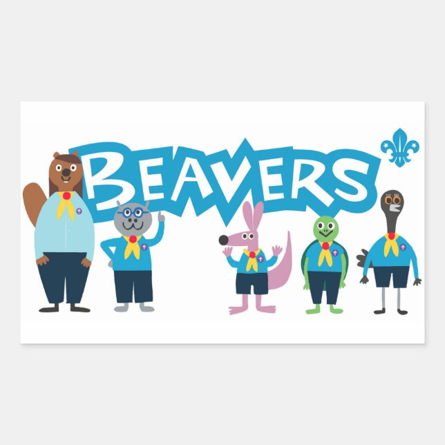 Beaver Scouts Sticker (Front)