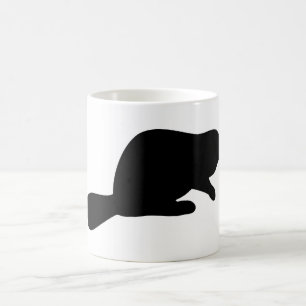 Beaver Silhouette Coffee Mug