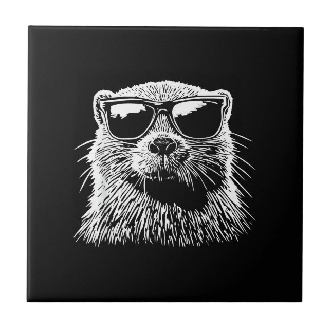 Beaver Sunglasses Tile (Front)