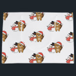 Beaver With Snowman In Winter At Christmas Large G Large Gift Bag<br><div class="desc">Beaver with a snowman in winter for Christmas - a snowman for winter and Christmas. A winter greeting in the cold season for the holidays. Christmas beaver with snowman.</div>