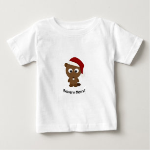 Beaver-y Merry! Baby T-Shirt