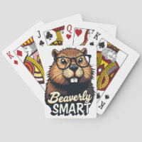 Beaverly Smart – Funny Beaver with Glasses Graphic