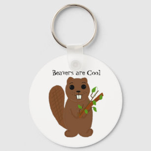 Beavers are Cool Keychain
