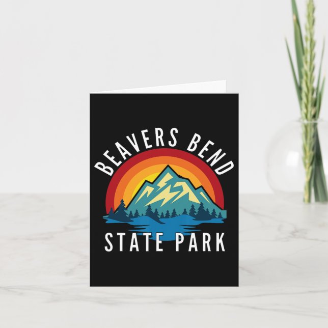 Beavers Bend State Park Oklahoma  Card (Front)
