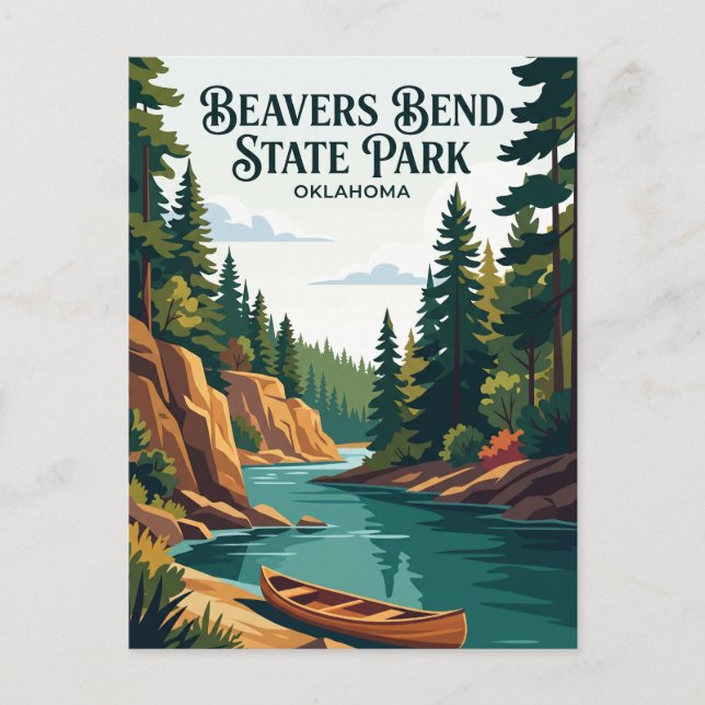 Beavers Bend State Park USA Postcard (Front)