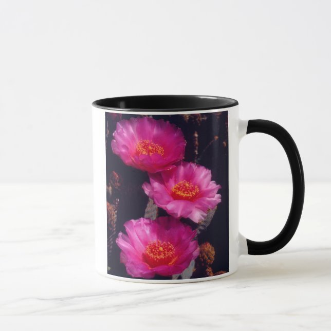 Beavertail Cactus Flowers 2 Mug (Right)