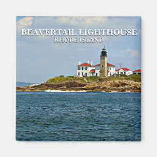 Beavertail Light, Rhode Island Magnet