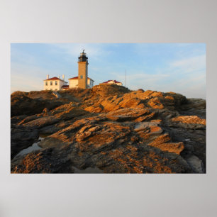 Beavertail Lighthouse Jamestown Rhode Island Poster