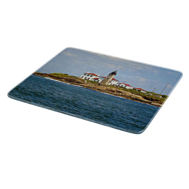 Beavertail Lighthouse Rhode Island Cutting Board (Corner)