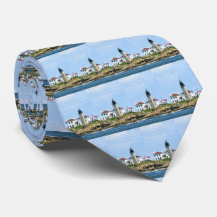 Beavertail Lighthouse, Rhode Island Mens Tie
