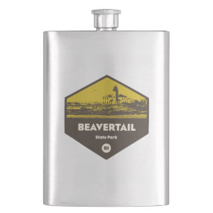 Beavertail State Park Rhode Island Hip Flask
