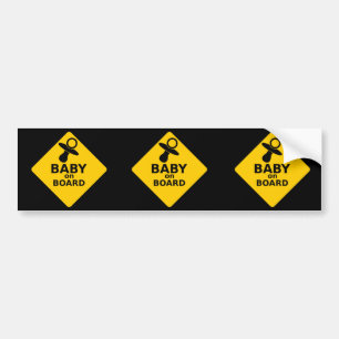 Bébé À Bord Bumper Sticker