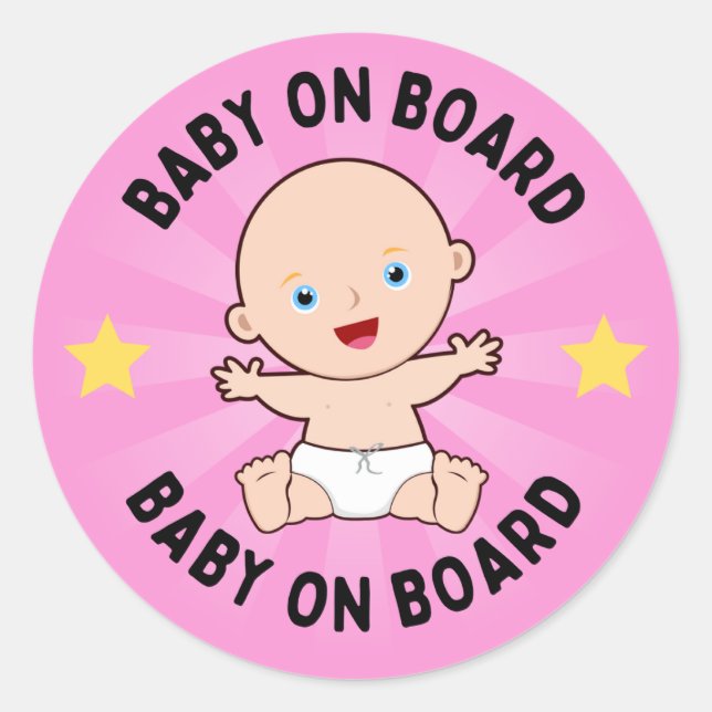 Bébé à bord Sticker (Devant)