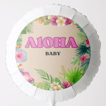 Bébé Aloha - Ballons Baby showers.