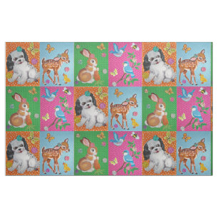 Bébé Animaux Tissu pour bébé, Enfant Vintage look