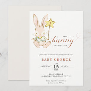Bébé anniversaire Invitation