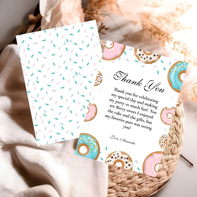Bébé arroser Carte de remerciements Baby shower ne (Créateur téléchargé)