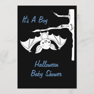 Bébé Bat Halloween Cartes d'invitation Baby shower