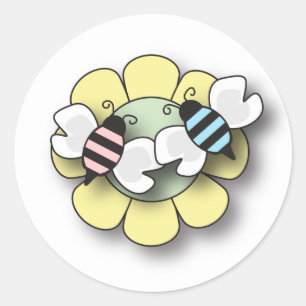 Bébé Bee Twins Boy & Girl Sticker
