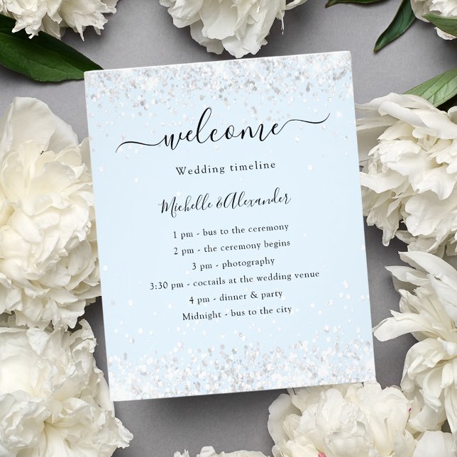 Bébé bleu argent programme budget mariage (Créateur téléchargé)