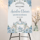 Bébé Bleu Rose Princesse Carriage QUINCEAÑERA 16e