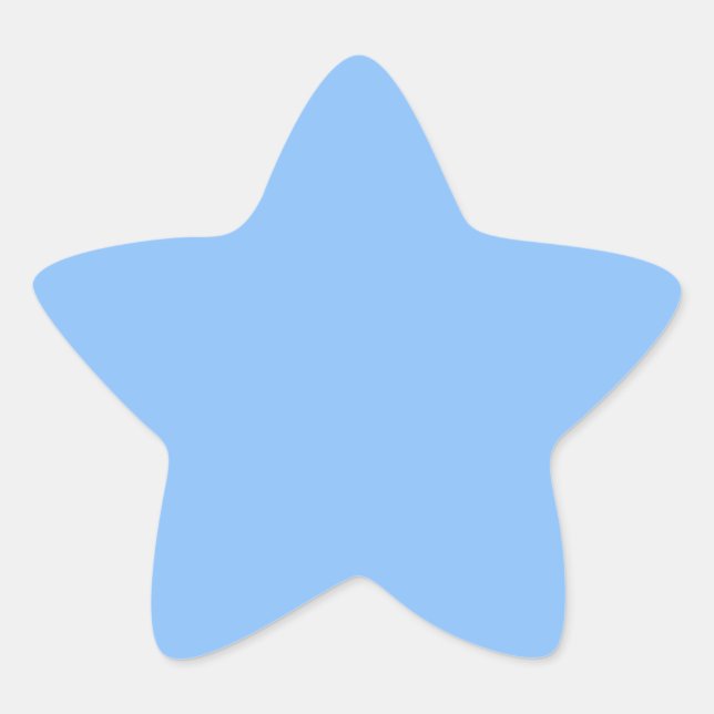 Bébé Blue Star Sticker (Devant)