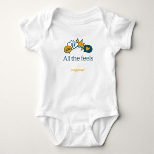 Bébé - Body avec illustration et "Tous les sentime