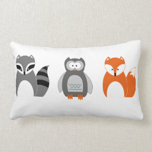 Bébé Chevaux de renard Raccoon Jeu oreiller