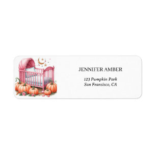 Bébé Citrouille rose Bébé Rustique automne & feuil