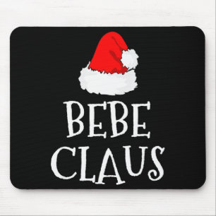Bebe Claus Christmas Santa's Pajama Family Matchin Mouse Pad