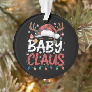 Bébé Claus Noël Chapeau de Santa Bois de Cerf Lumi