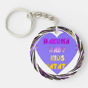 Bébé Coeurs enfants Hakuna Matata Porte - clé