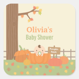 Bébé dans des autocollants de décor de baby shower