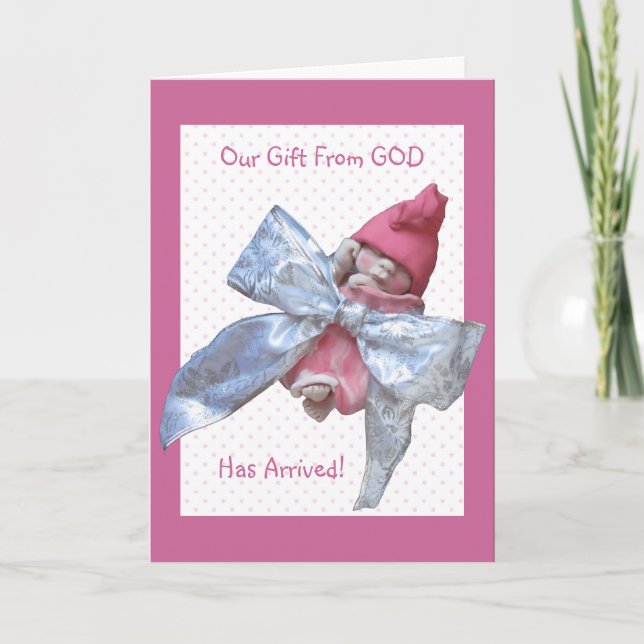 Bébé d'argile : Faire-part de naissance : Notre ca (Devant)