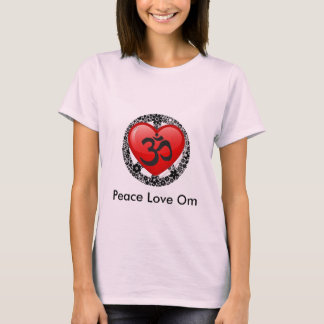 Bébé de l'OM d'amour de paix - T-shirt de poupée
