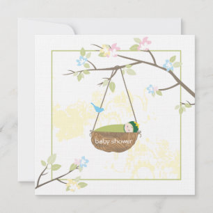 Bébé de sommeil - invitation de baby shower