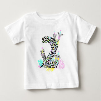 Bébé Deux t-shirt sauvage pour l'anniversaire