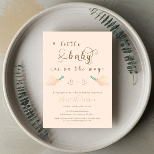 Bébé Dove Baby shower Invitation